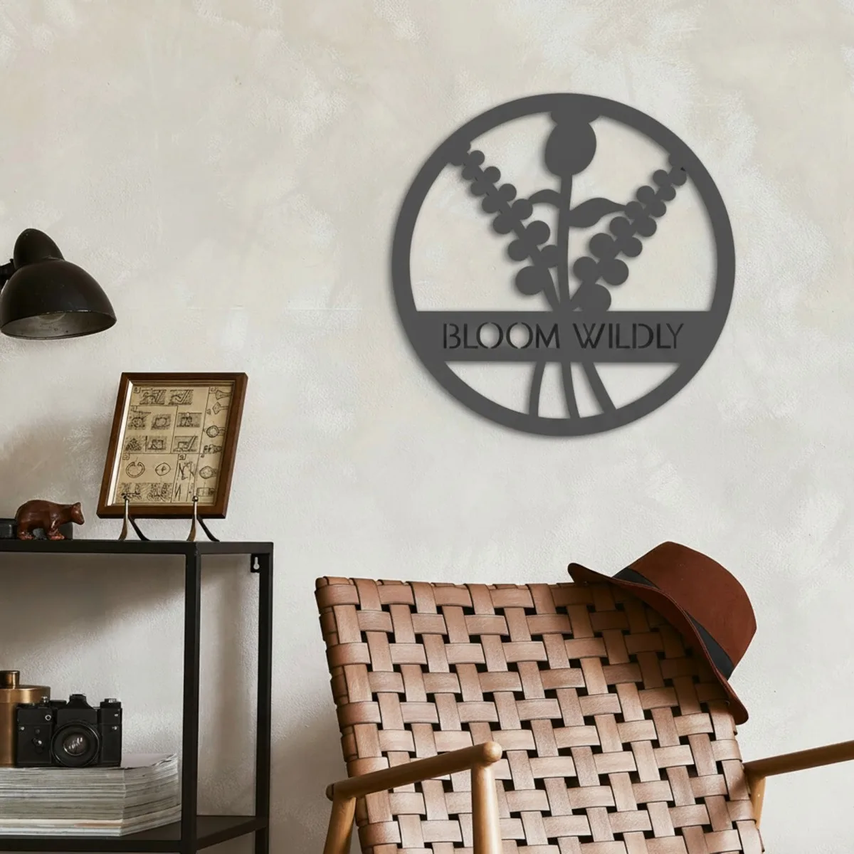 Round Birch Plywood Wall Decor - Bloom Wildly