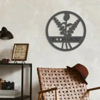 Round Birch Plywood Wall Decor - Bloom Wildly