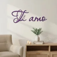 Ti amo – Birch Plywood Wall Decor