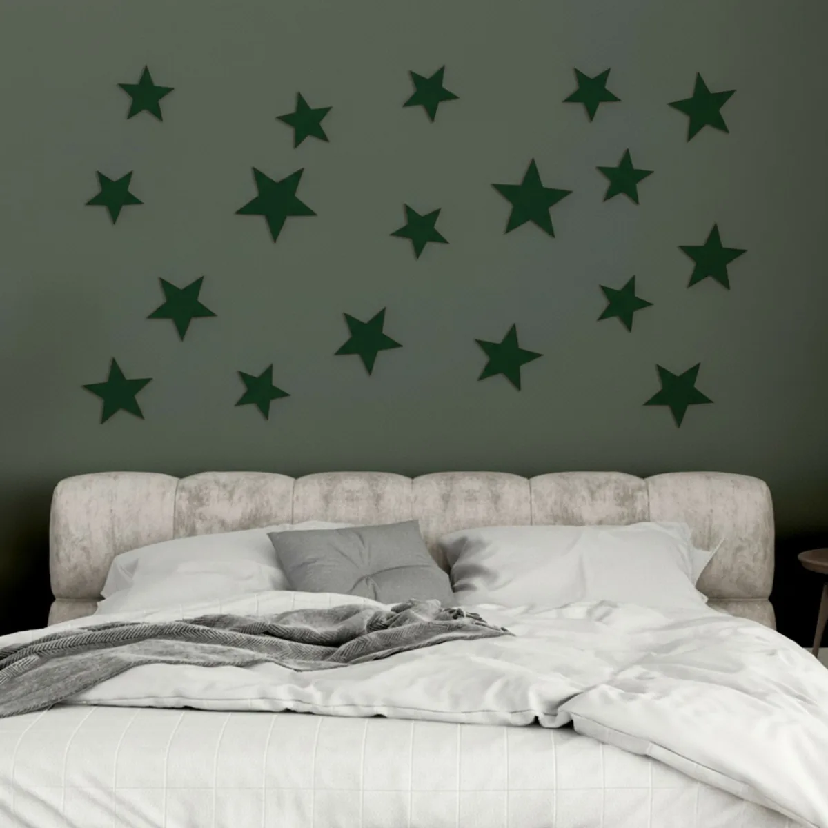 3D Décoration murale Set d'étoiles – Contreplaqué de bouleau pour chambre d'enfant | chambre