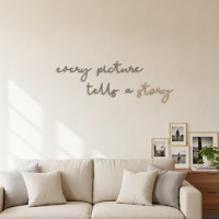 Birch Plywood Quote “Every Picture Tells a Story”