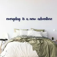 Plywood wall decor – Every day is a new adventure