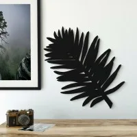 Birch Plywood Wall Decor - Palm Leaf