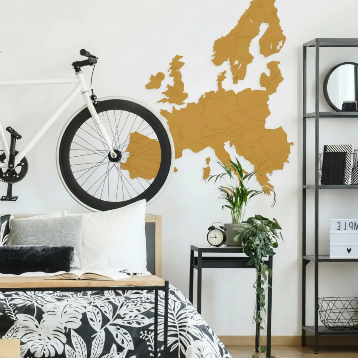 Wooden Map of Europe Wall Decor – Birch Plywood