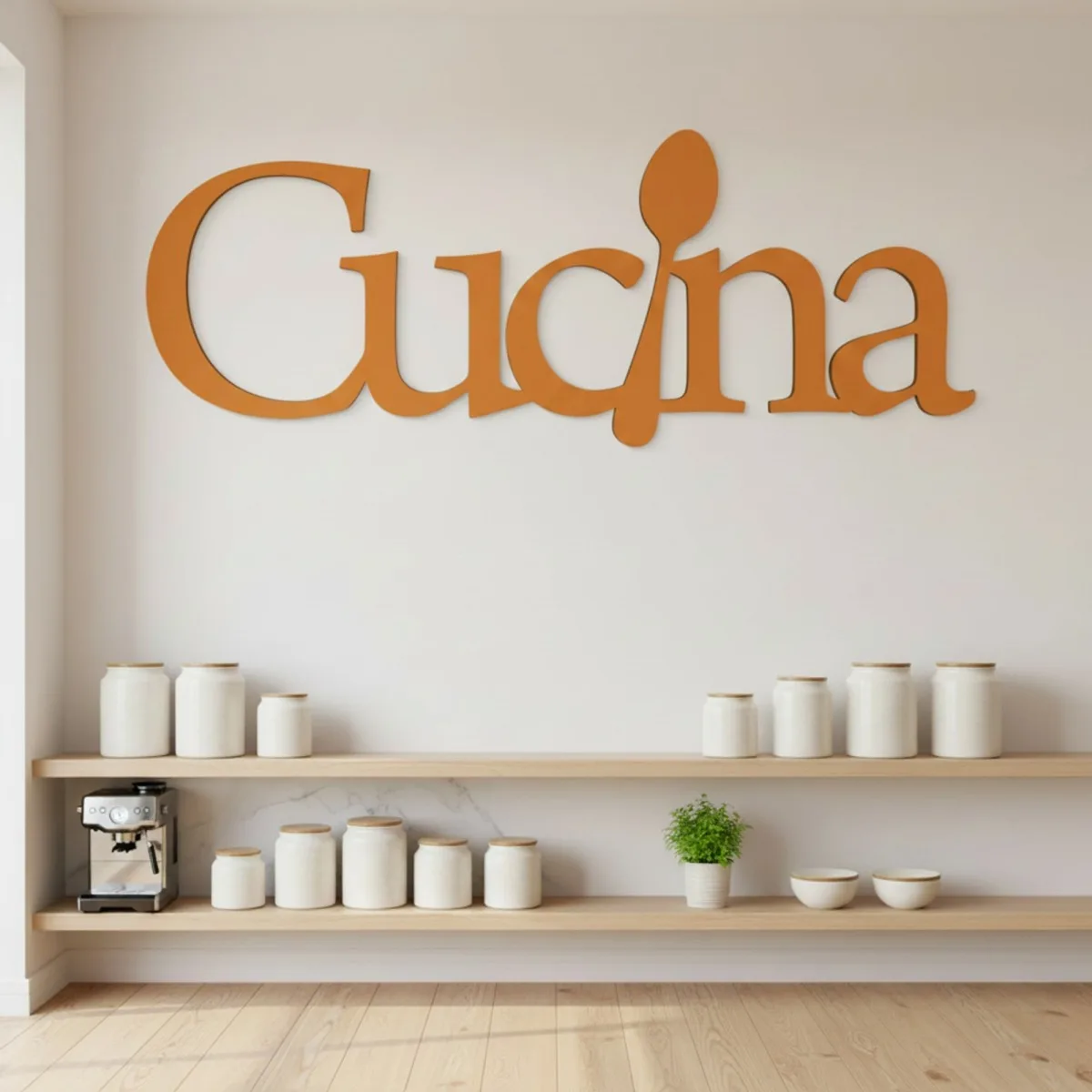 Cucina Kitchen Sign - Birch Plywood Wall Decor