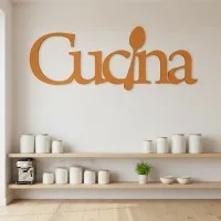 Cucina Kitchen Sign - Birch Plywood Wall Decor