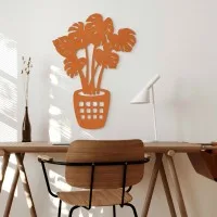 Monstera Leaf Wall Decor – Laser-Cut Birch Plywood Plant