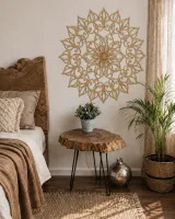 Carved Wall Mandala Lotus