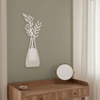 Multiplex houten decoratie: Boeket in een vaas