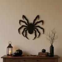 Araignée décor mural – silhouette Halloween en contreplaqué de bouleau
