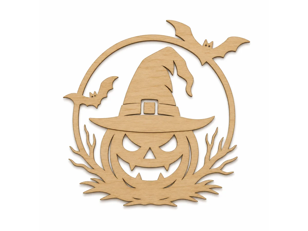 Halloween Hanging Pumpkin With Hat