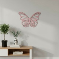 Décoration murale en contreplaqué de bouleau - Papillon