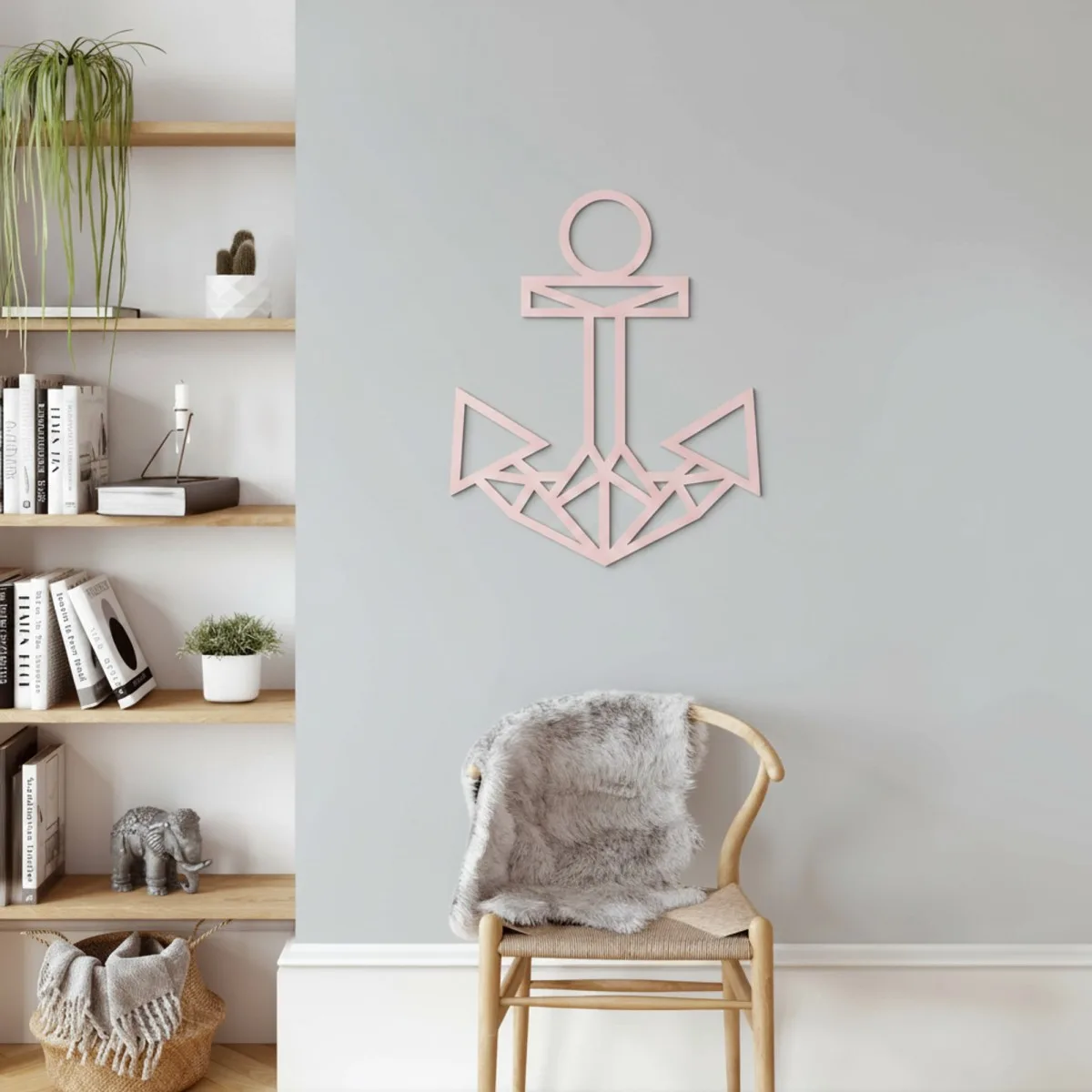 Décoration en bois - Ancre - Contreplaqué de bouleau