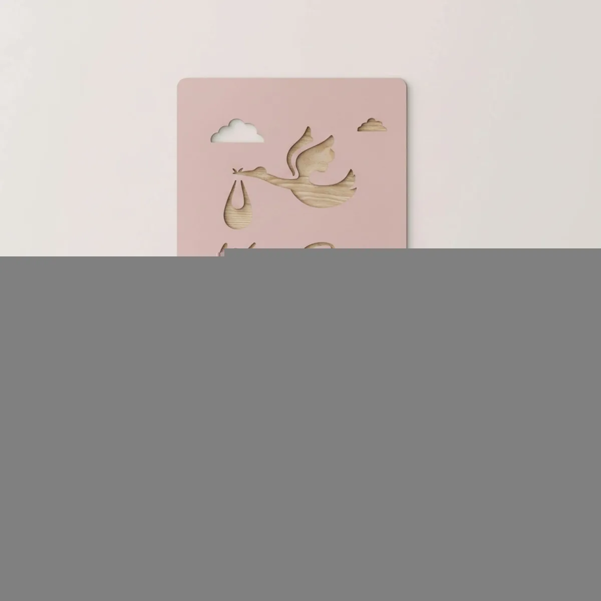 Plywood Wooden Ornament Baby – It's a Boy