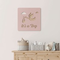 Plywood Wooden Ornament Baby – It's a Boy