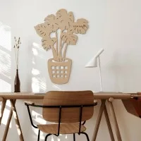 Monstera Leaf Wall Decor – Laser-Cut Birch Plywood Plant