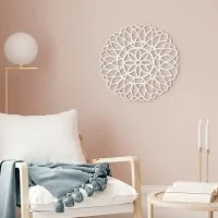 Birch Plywood Wall Decor – Flower of Life Mandala