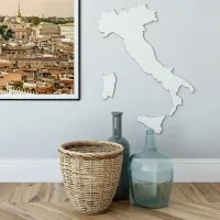 Plywood Wooden Ornament Italy – Country Map