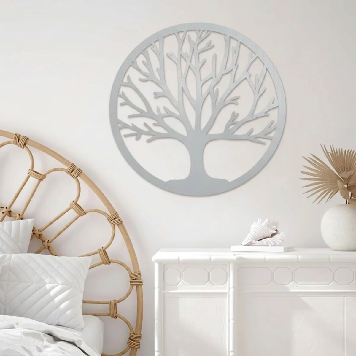 Tree of Life Wall Decor – Laser-Cut Birch Plywood, Ø 40 cm