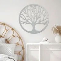 Tree of Life Wall Decor – Laser-Cut Birch Plywood, Ø 40 cm