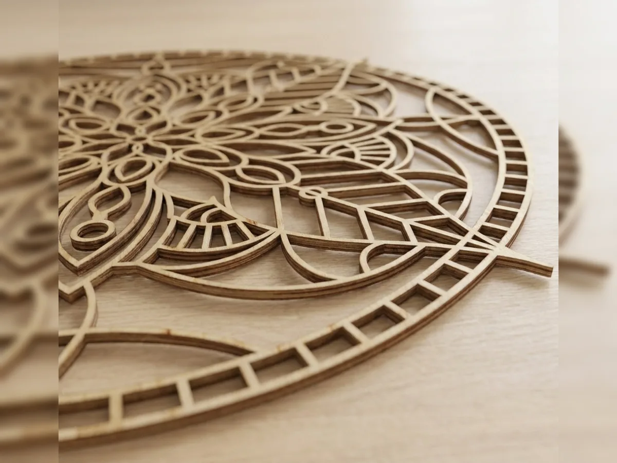 Mandala Lotus Wall Panel