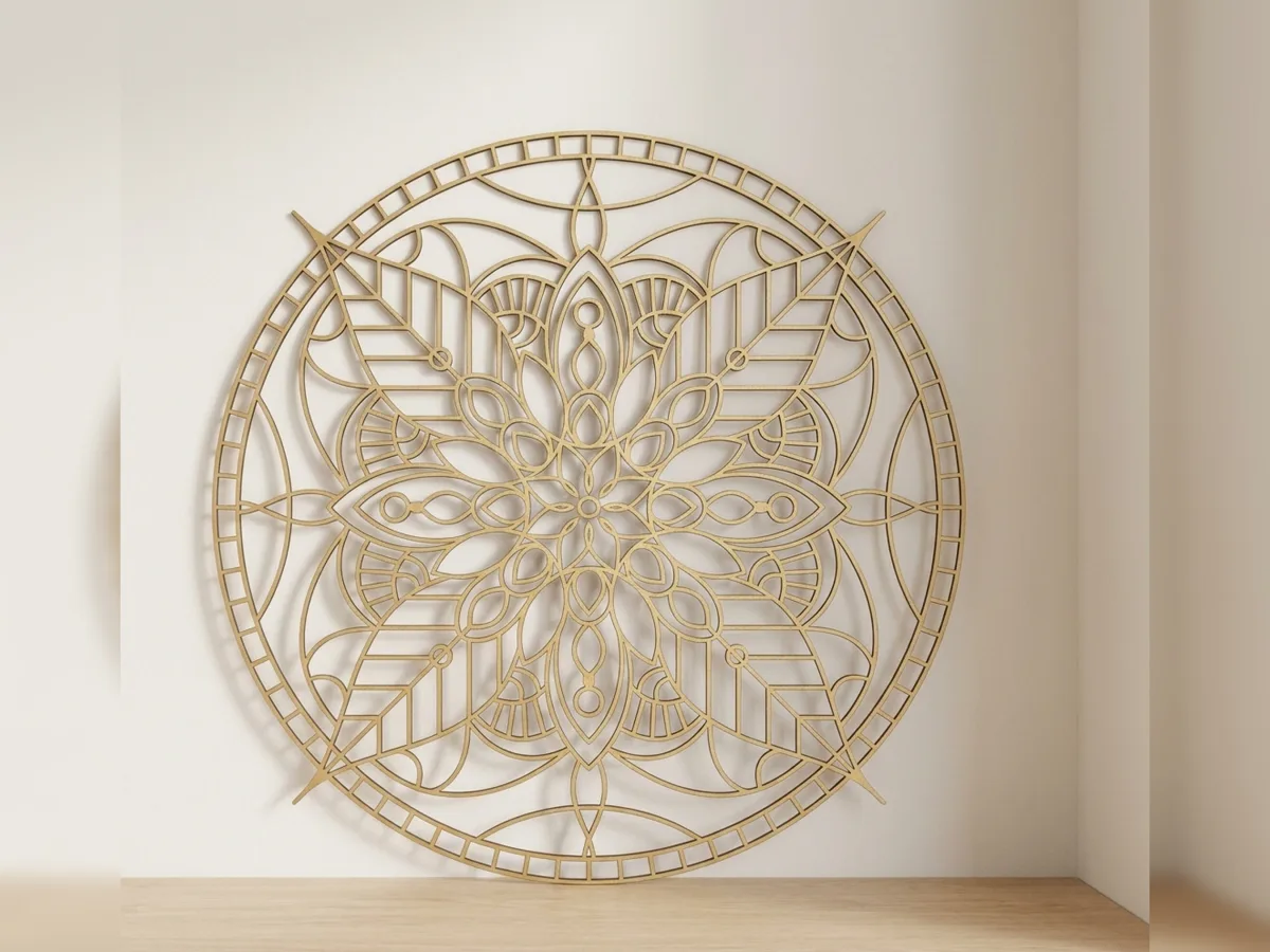 Mandala Lotus Wall Panel