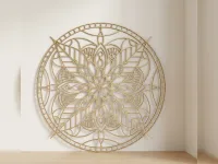 Mandala Lotus Wall Panel