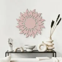 Décoration en bois contreplaqué flammes du soleil