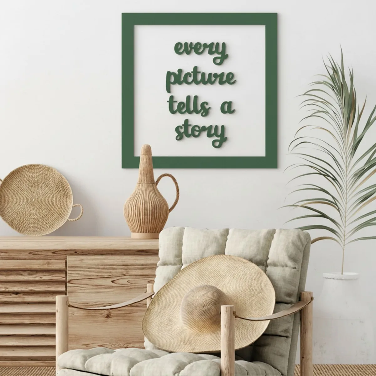 Every Picture Tells a Story – Laser-Cut Birch Plywood Wall Decor