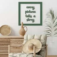 Every Picture Tells a Story – Laser-Cut Birch Plywood Wall Decor