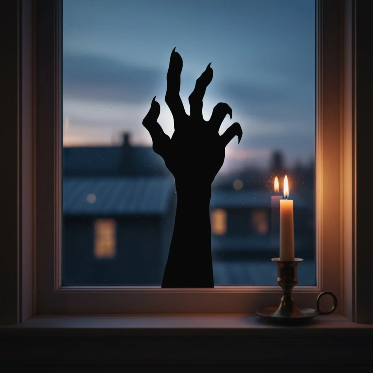 Zombie Hand Wall Decor – Reaching Clawed Hand – Birch Plywood
