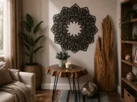Mandala Leaves Wall Art