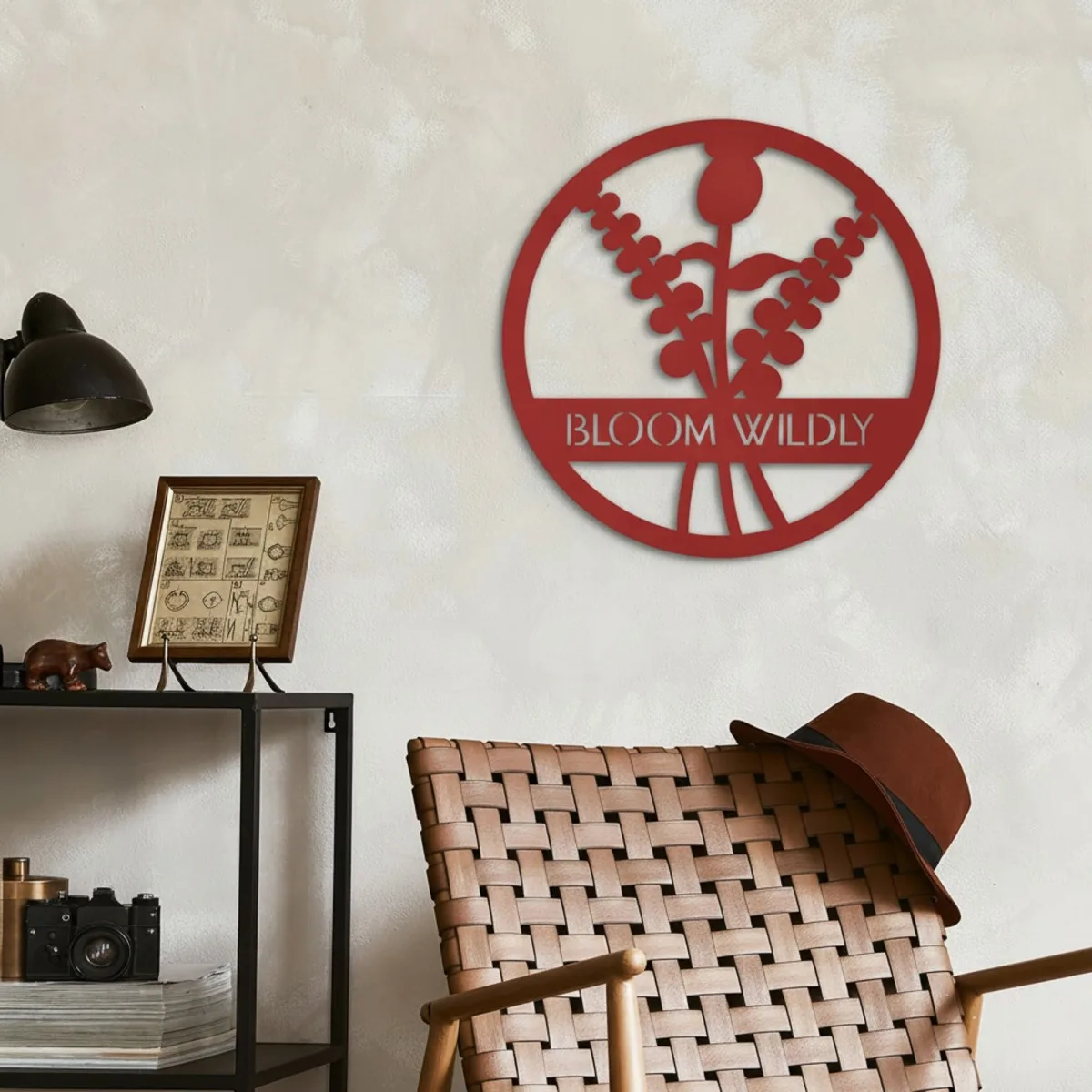 Round Birch Plywood Wall Decor - Bloom Wildly