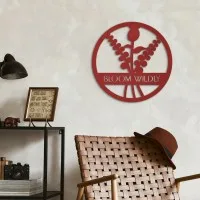 Round Birch Plywood Wall Decor - Bloom Wildly