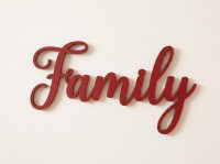 Family Plywood Wood Decor