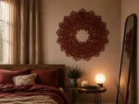 Mandala Leaves Wall Art