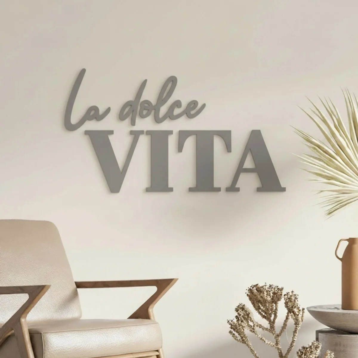 Wanddecoratie „La dolce Vita” – berken multiplex