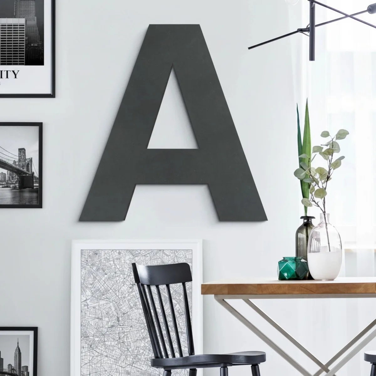 Wooden Letter (Swiss font) - Birch Plywood - Choose letter & size