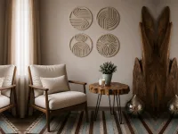 Set of Round Geometric Panels