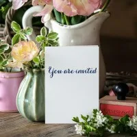 You Are Invited Rubber Stamp – 4 Fonts