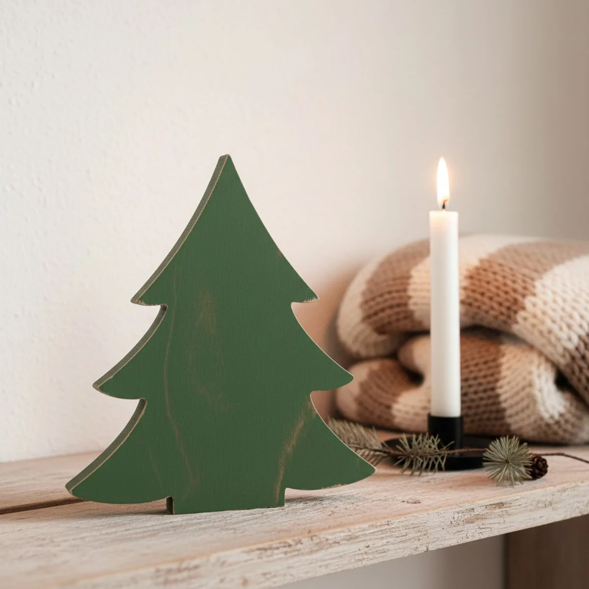 Plywood Fir Tree Decoration