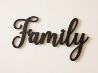 Family Plywood Wood Decor