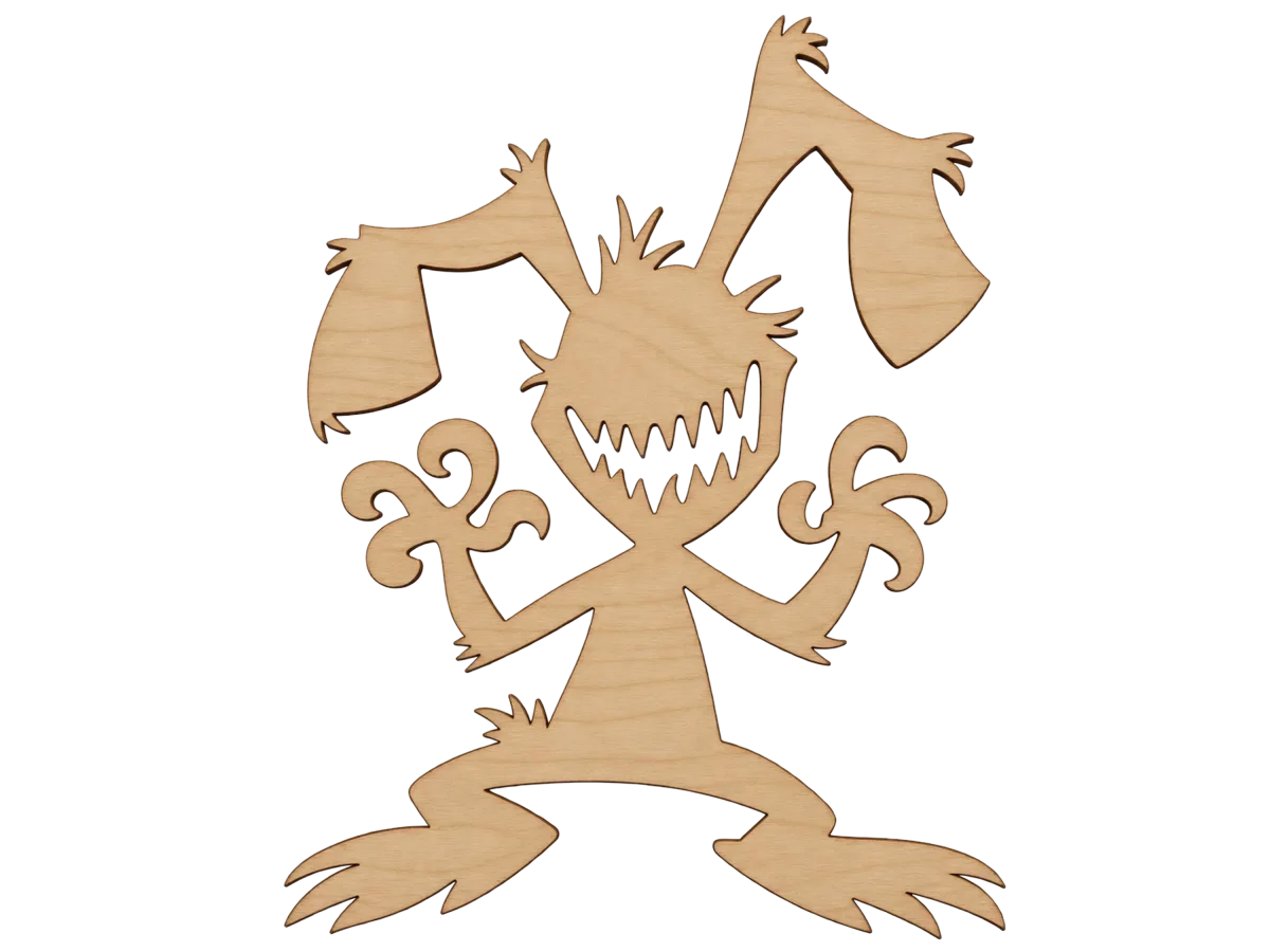 Monster Bunny Silhouette for Halloween