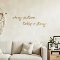 Birch Plywood Quote “Every Picture Tells a Story”