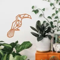 Multiplex wanddecoratie – Origami toekan
