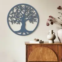 Décoration murale « Arbre de vie » Ø 40 cm – Contreplaqué de bouleau