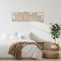 Leaf Set (3 pieces) – Birch Plywood Botanical Wall Decor