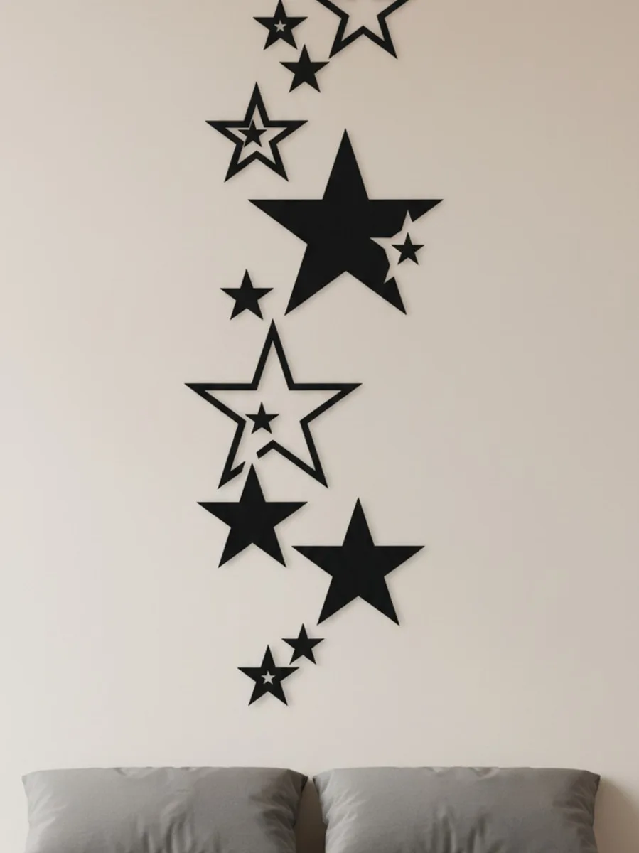 Falling Stars Cascade Wall Decor