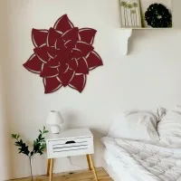 Mandala Flower 02 Wooden Wall Decor – Birch Plywood Cutout