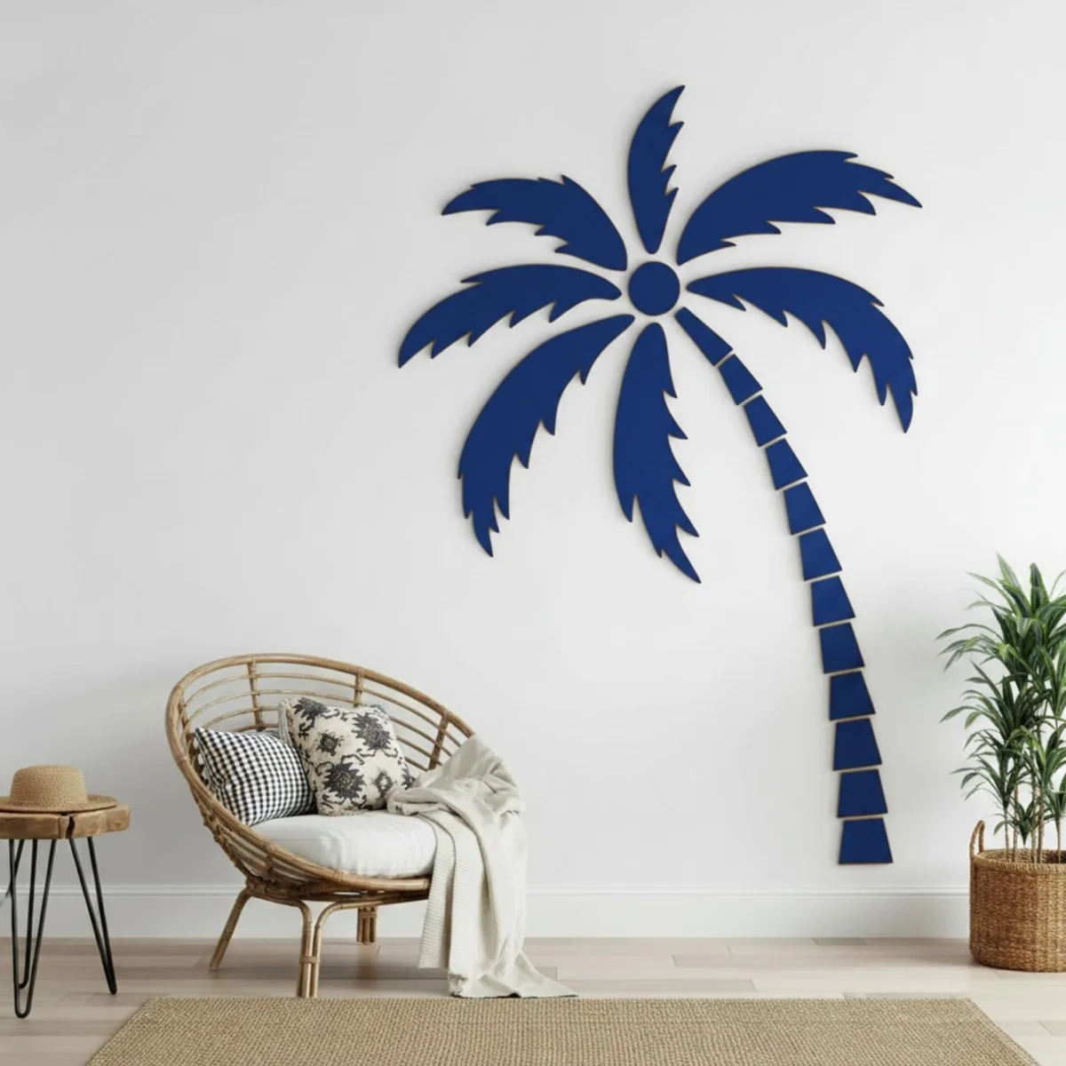 XXL Tropical Palm Tree Birch Plywood Wall Decoration